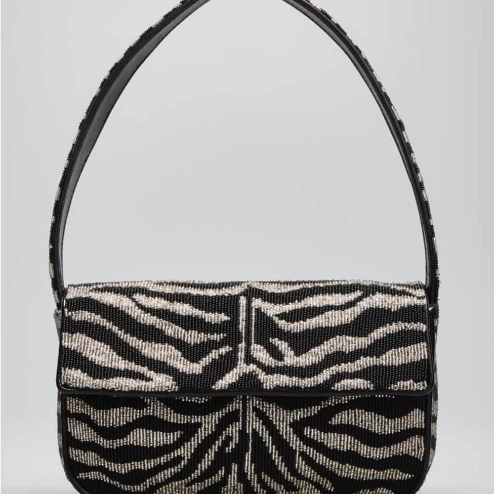 STAUD - NWT TOMMY BAG BEADED